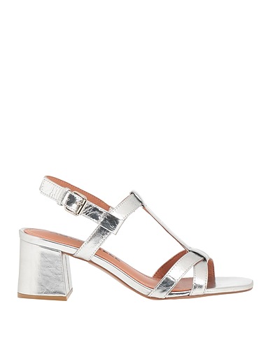 AQUARELLE Sandals Silver Leather
