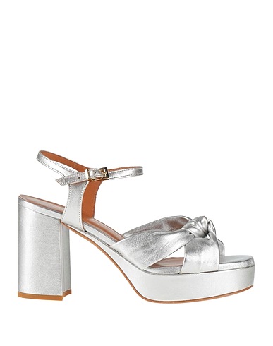 GUGLIELMO ROTTA Sandals Silver Leather