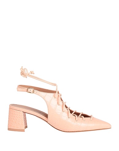 MALONE SOULIERS Court Blush Leather