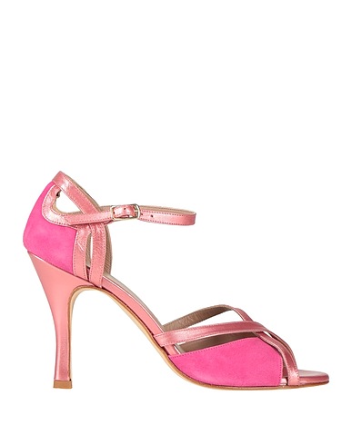 CHEVILLE Sandals Fuchsia Leather