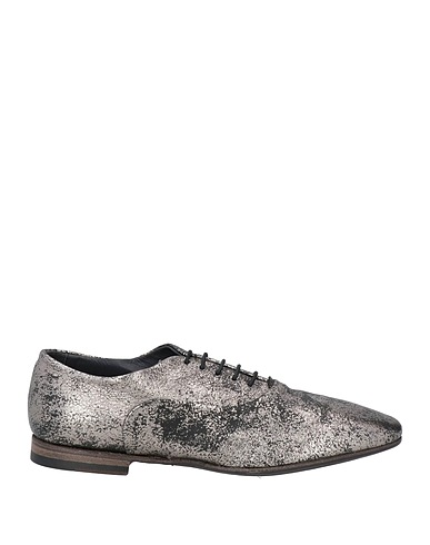 PANTANETTI Schnürschuhe Braungrau Leder