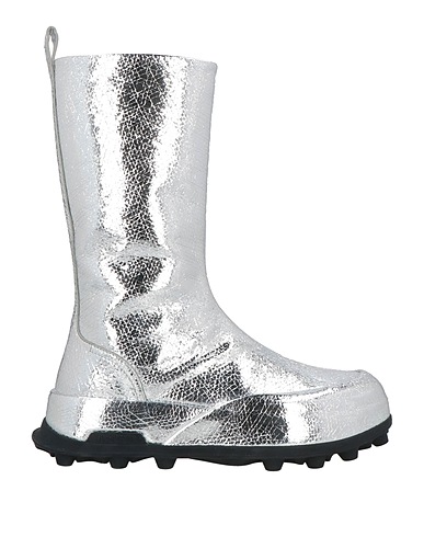 JIL SANDER Boots Silver Leather