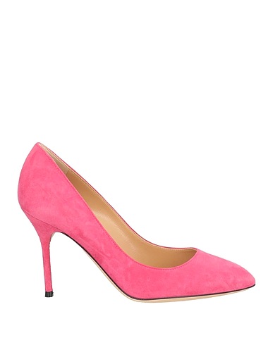 SERGIO ROSSI Pump Fuchsia Leather