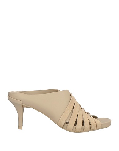 PEDRO GARCÍA Sandals Beige Leather
