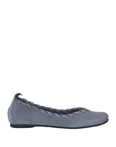 PEDRO GARCÍA Ballet flats Grey Leather