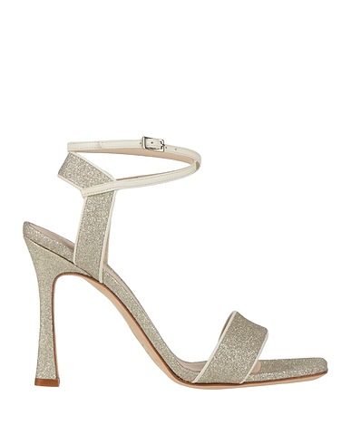 LELLA BALDI Sandals Platinum Leather
