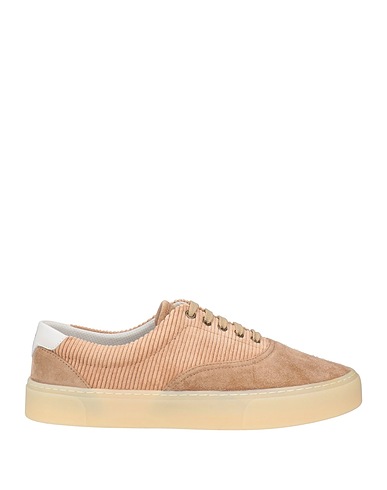 BRUNELLO CUCINELLI Sneakers Khaki Pelle, Fibre tessili
