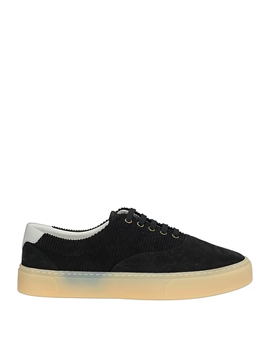 BRUNELLO CUCINELLI Sneakers Nero Pelle, Fibre tessili