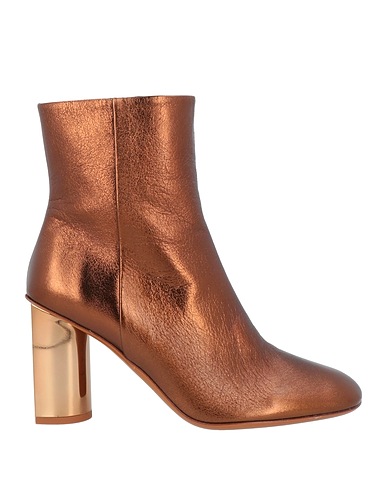 CLERGERIE Ankle boot Bronze Lambskin