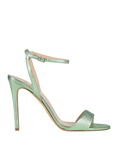 PITON PARIS Sandali Verde chiaro Pelle