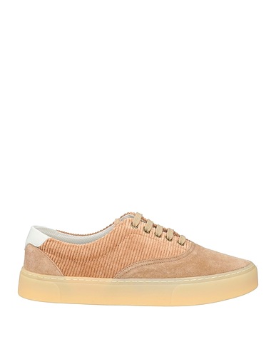 BRUNELLO CUCINELLI Sneakers Sand Leather, Textile fibers