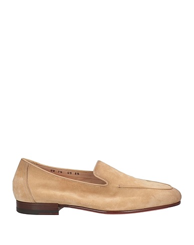 SANTONI Loafers Beige Leather
