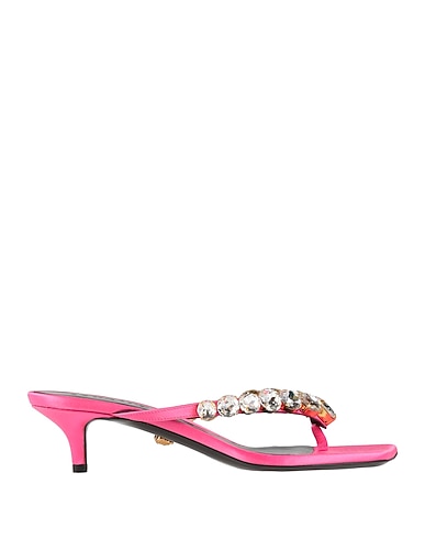 VERSACE Tongs Fibres textiles