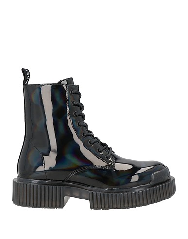 ARMANI EXCHANGE Ankle boot Black 100% Polyester, Polyurethane