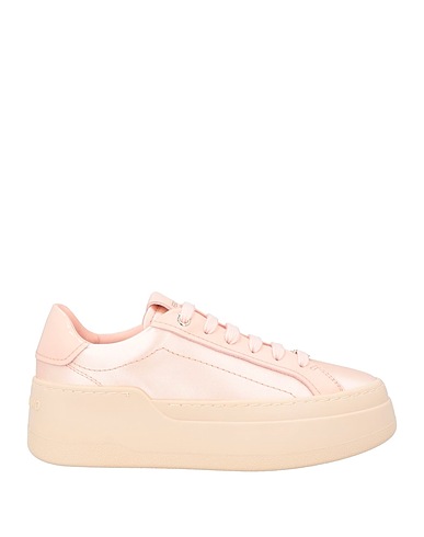 FERRAGAMO Sneakers Light pink Calfskin, Textile fibres