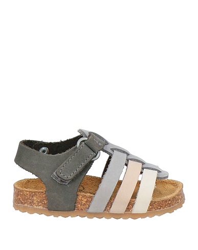 PLAKTON Sandalia Gris perla Cuero