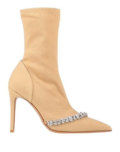 ALEXANDRE VAUTHIER Ankle boot Beige Textile fibers