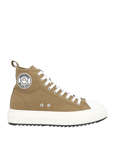 DSQUARED2 Sneakers Verde militare Fibre tessili