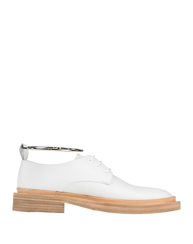 JIL SANDER Laced shoes White Leather