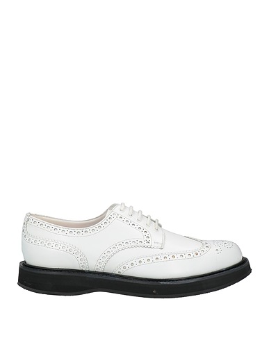 CHURCH'S Laced shoes White Leather
