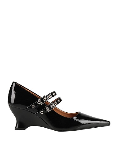 GANNI Pump Black Textile fibers
