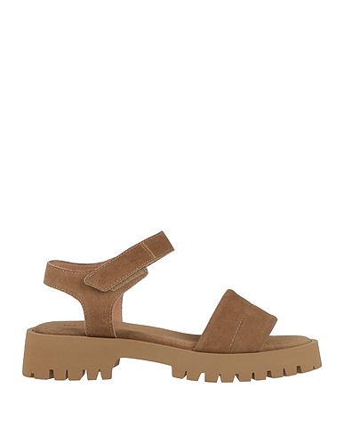 EHM SHOES Sandalia Caqui Cuero