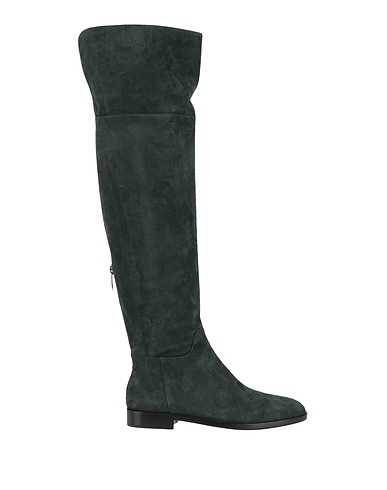 SERGIO ROSSI Boots Deep teal Leather