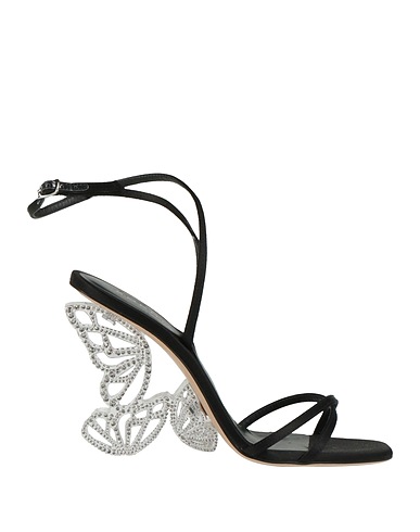 SOPHIA WEBSTER Sandals Black Textile fibers