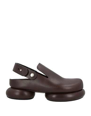 JIL SANDER Court Dark brown Leather