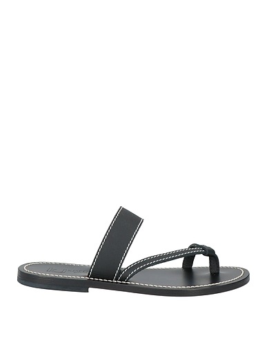 K.JACQUES ST. TROPEZ Dianetten Schwarz Leder
