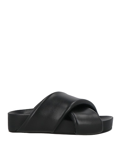 JIL SANDER Sandals Black Leather