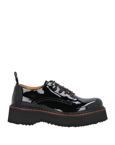 R13 Laced shoes Black Leather