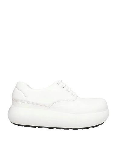 JIL SANDER Laced shoes White Leather