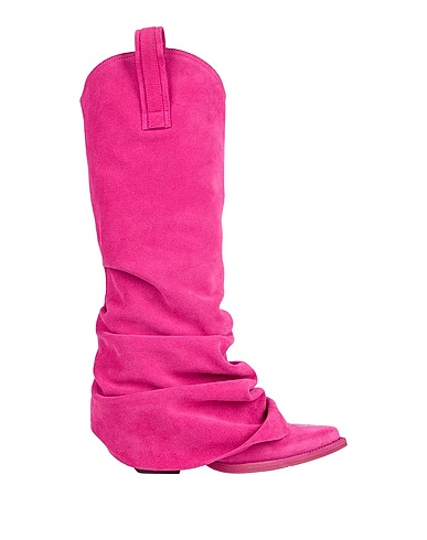 R13 Stivali Fucsia Pelle