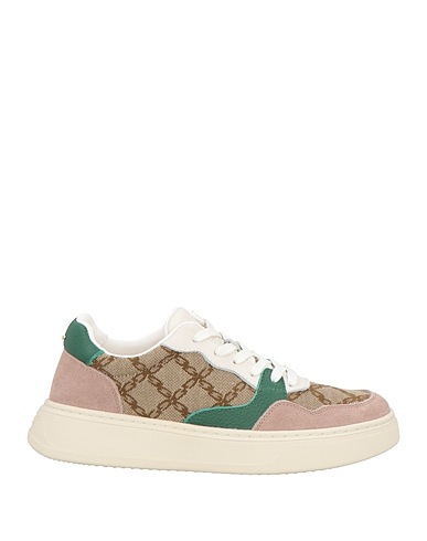 ALBERTO GUARDIANI Sneakers Beige Textile fibres, Leather