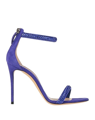 CASADEI Sandals Purple Leather