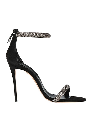 CASADEI Sandals Black Leather
