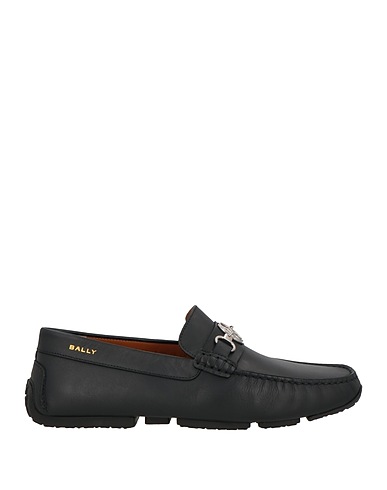 BALLY Loafers Black Leather