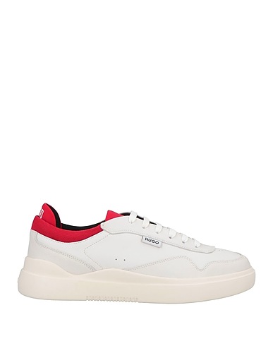 HUGO Sneakers Off white Leather, Textile fibres