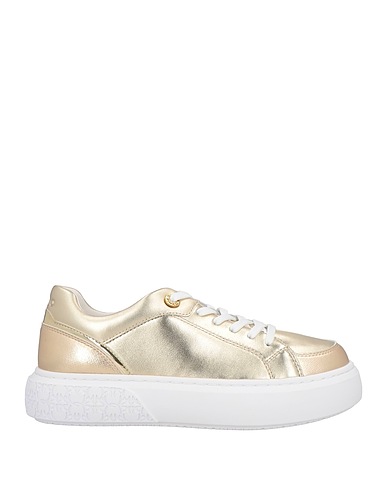 PINKO Sneakers Platinum Leather, Textile fibres