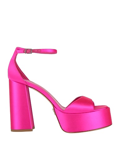 SERGIO LEVANTESI Sandali Fucsia Fibre tessili