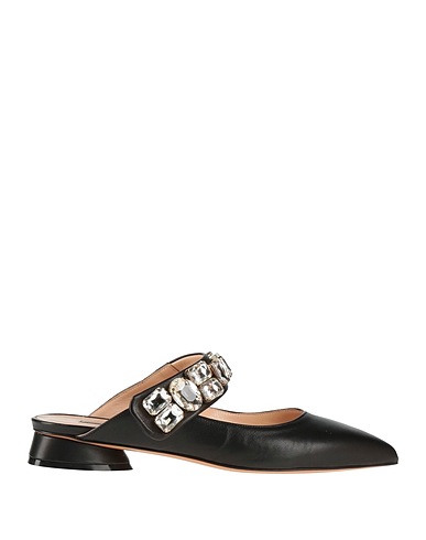 GIANCARLO FITTIPALDI Mules and clogs Black Leather