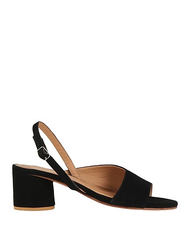 PARODI SUNSHINE Sandals Black Leather