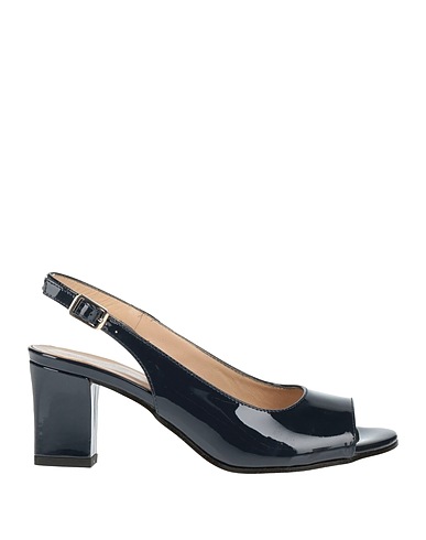 DONNA SOFT Sandals Navy blue Leather