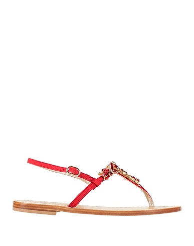 PRELUDIO CAPRI Infradito Rosso Pelle