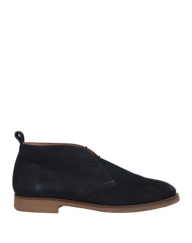 ANTICA CUOIERIA Ankle boot Midnight blue Leather