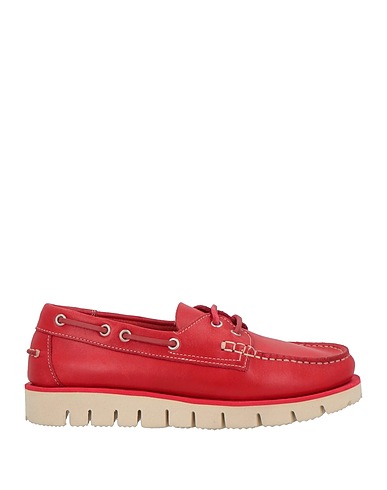KUBE Loafers Red Leather