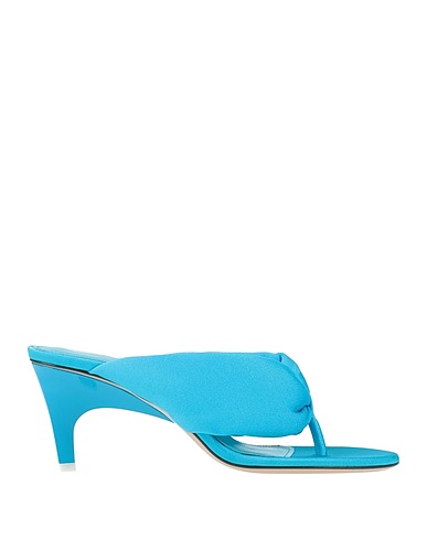 THE ATTICO Flip flops Azure Textile fibers