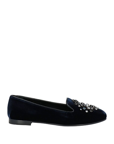 CHURCH'S Loafers Midnight blue Textile fibers