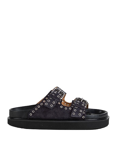 ISABEL MARANT Sandals Charcoal 100% Calfskin